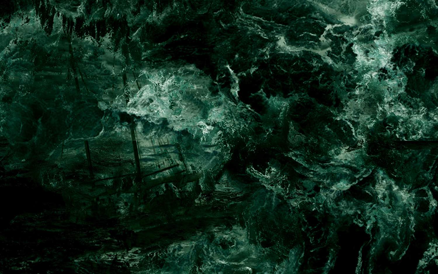 Réadaptation du Mythe de Cthulhu - HP Lovecraft - Montage photo - Édition en réalité augmentée - 2019  © Marie-Liesse de Solages